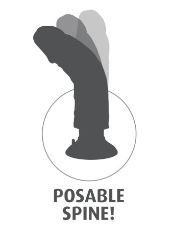 10" Vibrating Cock with Balls